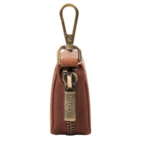 JORYEE Schlüsseletui Leder Schlüsselmäppchen Autoschlüssel Brieftasche 12 Haken Autoschlüssel Auto Key Schlüsseltasche Hülle Tasche mit Reißverschluss für Damen Herren Braun 