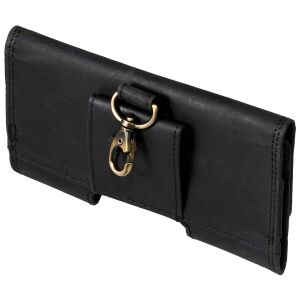 MATADOR iPhone 18 Pro 17 Pro 17e 16 Pro 16e 15 Leder Etui Schwarz