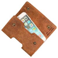 MATADOR iPhone 17 / 17 Pro / Air / 16 / 16 Pro / Leder Schutz-Tasche Braun