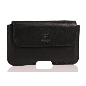 MATADOR iPhone 18 Pro 17 Pro 17e 16 Pro Leder Handytasche Schwarz