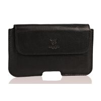 MATADOR iPhone 18 Pro 17 Pro 17e 16 Pro Leder Handytasche Schwarz