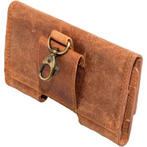 MATADOR iPhone 17 / 17 Pro / Air / 16 / 16 Pro / 15 14 Leder Schutzhülle Braun
