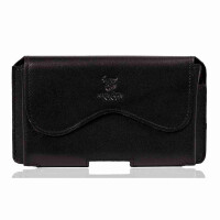 MATADOR Apple iPhone 14 Pro 13 Pro 12 Pro 11 XR Lederetui Schwarz