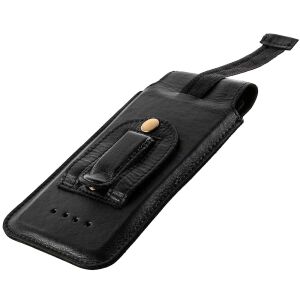 MATADOR iPhone 17 / 17 Pro / Air / 16 / 16 Pro Ledertasche Schwarz