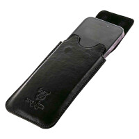 MATADOR iPhone 17 / 17 Pro / Air / 16 / 16 Pro 16e Ledertasche Schwarz