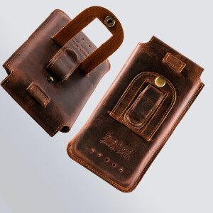 MATADOR iPhone 17 / 17 Pro / Air / 16 / 16 Pro 16e 15 14 Lederetui Braun