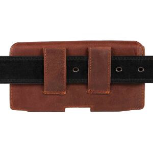 MATADOR iPhone 18 Pro 17 Pro 17e 16 Pro 16e 15 Pro Leder Case Braun