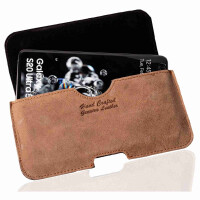 MATADOR iPhone 17 / 17 Pro / Air / 16 / 16 Pro 16e 15 14 Leder-Etui Braun