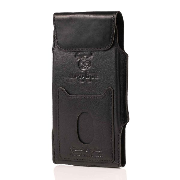 MATADOR iPhone 17 / 17 Pro 16 / 16 Pro 16e 15 Leder Tasche Schwarz