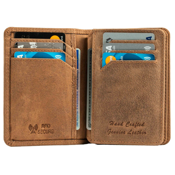 Wallet Kartenetui Herren Rfid Slim Wallet Leder Portemonnaie