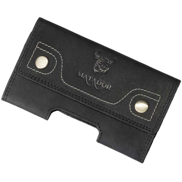 MATADOR Huawei P40 Pro P50 Pro P60 Pro Leder Gürteltasche Schwarz