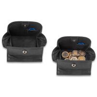 MATADOR WIEN Herren Geldbörse klein Leder RFID TüV Brieftasche Schwarz