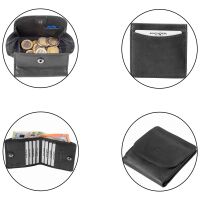 MATADOR WIEN Herren Geldbörse klein Leder RFID TüV Brieftasche Schwarz