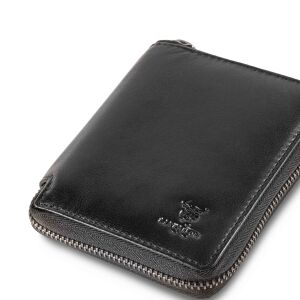 MATADOR GRANADA Leder Geldbörse Portemonnaie RFID Schwarz