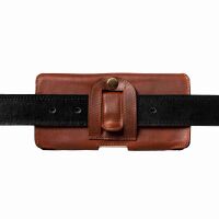 MATADOR Galaxy S26 S25 S24 S23 S22 S21 S10 Lederhülle Quer Braun
