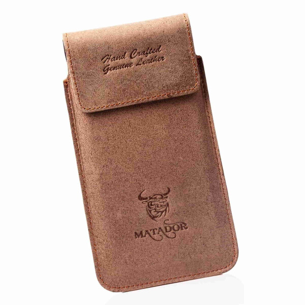 MATADOR Samsung Galaxy S25 S24 S23 S22 Leder Gürteltasche Braun