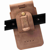 MATADOR Samsung Galaxy S25 S24 S23 S22 Leder Gürteltasche Braun