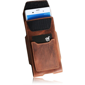 MATADOR iPhone SE 2020 6 6s Leder Gürteltasche Clip Schlaufe Braun