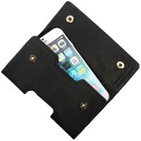 MATADOR iPhone 17 / 17 Pro / Air / 16 / 16 Pro Leder Hülle Schwarz
