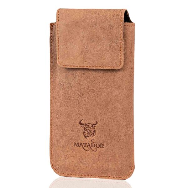 MATADOR Samsung Galaxy S26 Ultra S25 S24 Leder Gürteltasche Braun