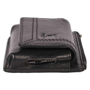 MATADOR BRISBANE Universal Gürteltasche Leder Klett 6.1 Zoll Schwarz