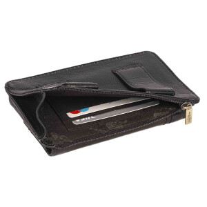 MATADOR Universal Gürteltasche Leder Handytasche bis 6.1 Zoll Schwarz