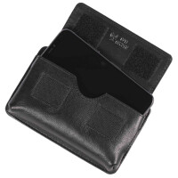MATADOR Universal Gürteltasche Leder Handytasche bis 6.1 Zoll Schwarz