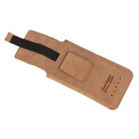 MATADOR Samsung Galaxy A50 A51 A52 A30 Leder Handytasche Braun