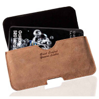 MATADOR Samsung Galaxy A54 A53 A52 A51 A34 Echt Leder Case Braun