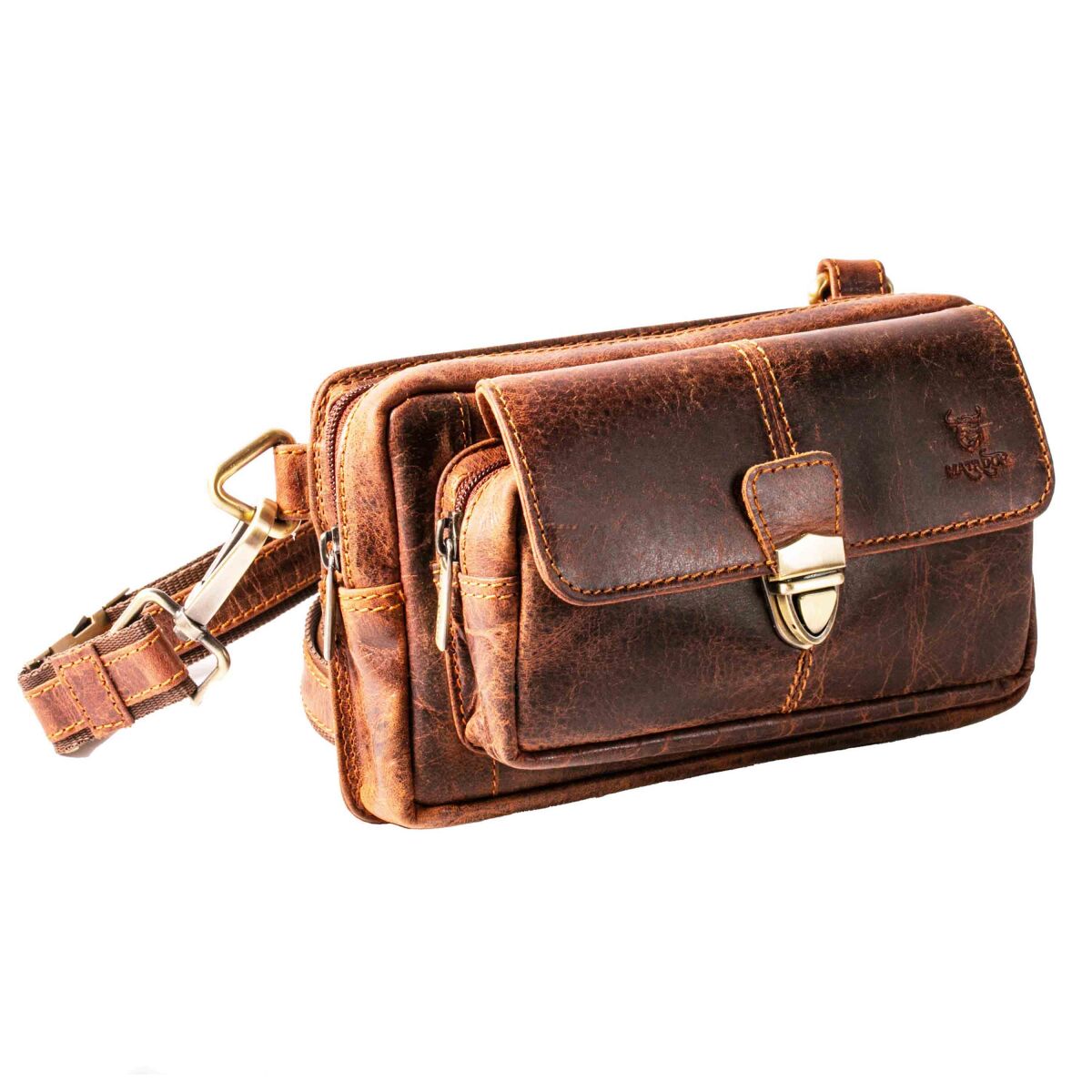 Bolsa 3 En 1 MATADOR Kairo – Bandolera, Riñonera O Bolso De Hombro, Piel De Vacuno, Diseño único