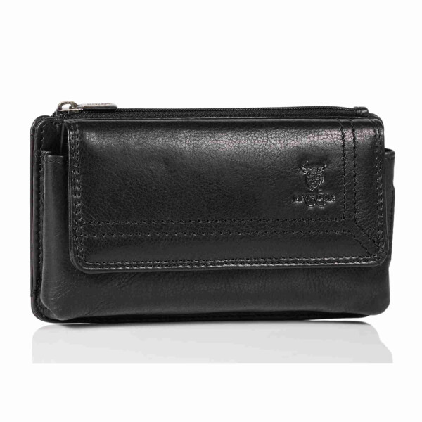 MATADOR BRISBANE 2in1 Gürtel Tasche Handytasche mit Geldbörse 6.9 Zoll Schwarz