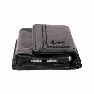 MATADOR BRISBANE 2in1 Gürtel Tasche Handytasche mit Geldbörse 6.9 Zoll Schwarz