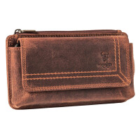 MATADOR BRISBANE Leder Universal Handytasche 6.9 Zoll Vintage Braun