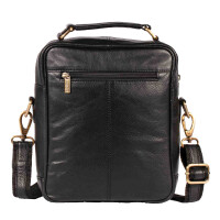 MATADOR Leder Umhängetasche Schultertasche 10.5 Zoll Schwarz