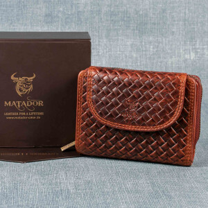 MATADOR SARAGOSSA Leder Damen Geldbörse Portemonnaie Caro