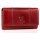 MATADOR Leder Portemonnaie Damen Langbörse 16 Fächer RFID TüV Rot