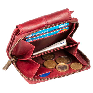 MATADOR SARAGOSSA Leder Damen Portemonnaie Geldbörse Pink