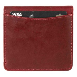MATADOR Damen Herren Geldbörse Portemonnaie klein Leder RFID TüV Rot