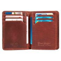 MATADOR PORTO Leder Kreditkartenetui RFID Kreditkartenhülle Blumen