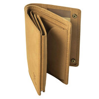 MATADOR TORONTO Herren Leder Portemonnaie Geldbörse Hell-Braun