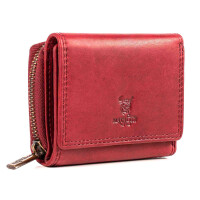 MATADOR Leder Damen Portemonnaie CHIQUITO Klein TüV RFID Pink