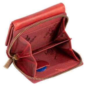 MATADOR Leder Damen Portemonnaie CHIQUITO RFID TüV Rot