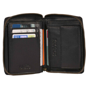 MATADOR CORDOBA Leder Geldbörse Brieftasche Herren RFID Schwarz