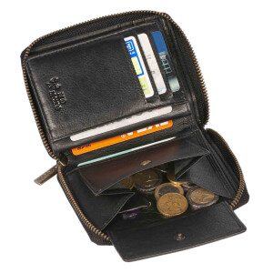 MATADOR CORDOBA Leder Geldbörse Brieftasche Herren RFID Schwarz
