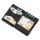 MATADOR RFID Magic Wallet Echt Leder Kreditkarten-Etui-Hülle Schwarz