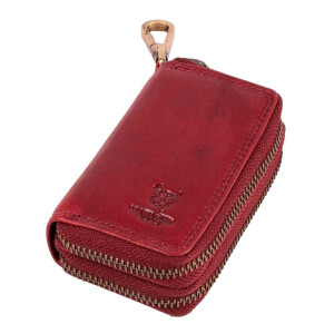 MATADOR Leder Auto-Motorrad-Schlüssel-Tasche-Etui Pink