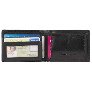 MATADOR BILBAO Herren Leder Geldbörse Portemonnaie RFID Schwarz