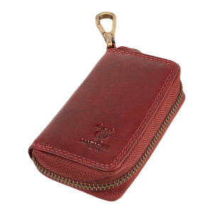 MATADOR Leder Auto-Motorrad-Schlüssel-Tasche-Etui K65 Rot