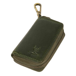 MATADOR BARI Leder Schlüsseltasche Schlüsseletui Auto Motorrad Grün