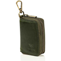 MATADOR BARI Leder Schlüsseltasche Schlüsseletui Auto Motorrad Grün